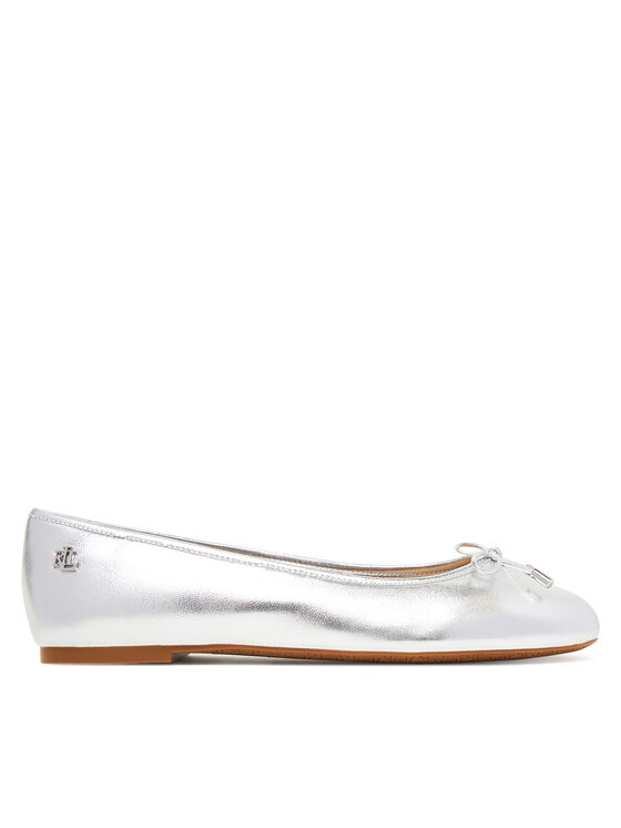 LAUREN RALPH LAUREN Baleriny LAUREN RALPH LAUREN Jayna 802978836001 Srebrny