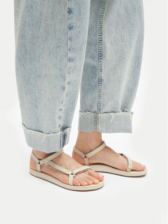 Teva Sandály Teva Original Universal Slim 1151031 Écru