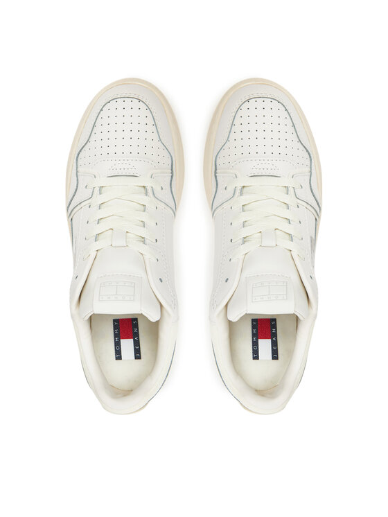 Tommy Jeans Zapatillas Tommy Jeans Tjw Retro Basket Flatform EN0EN02840 Écru