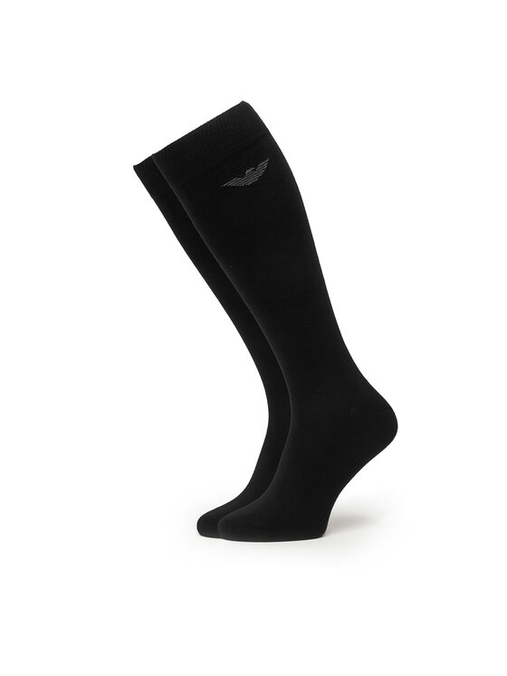 Emporio Armani Underwear Hosszú zoknik Emporio Armani Underwear EM000556 AF14446 MC061 Fekete