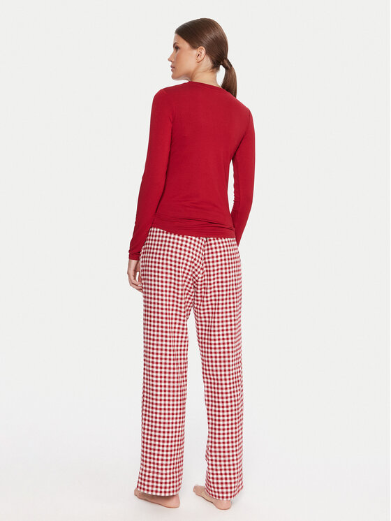 Hunkemöller Hunkemöller Pijama 302780 Rojo Regular Fit