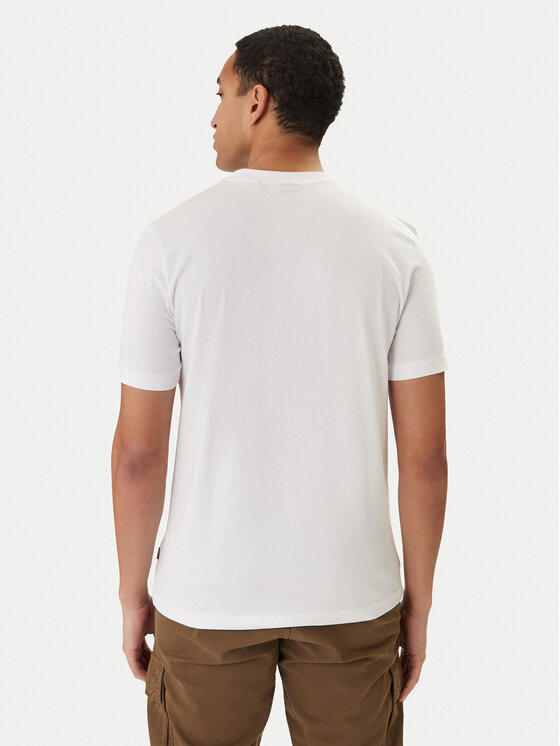 BOSS BOSS Camiseta Imprint 50556007 Blanco Regular Fit
