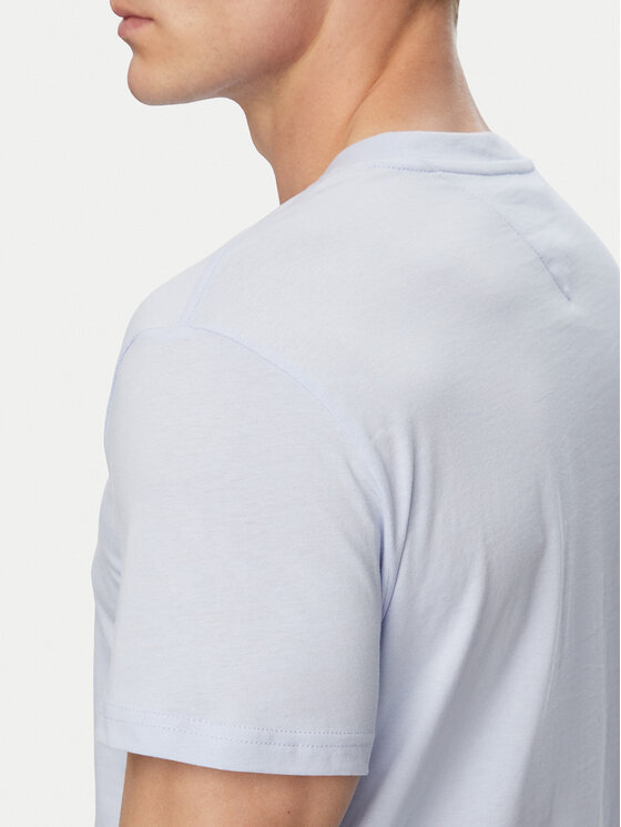 Tommy Jeans Tommy Jeans Camiseta Linear Chest DM0DM21780 Azul claro Slim Fit