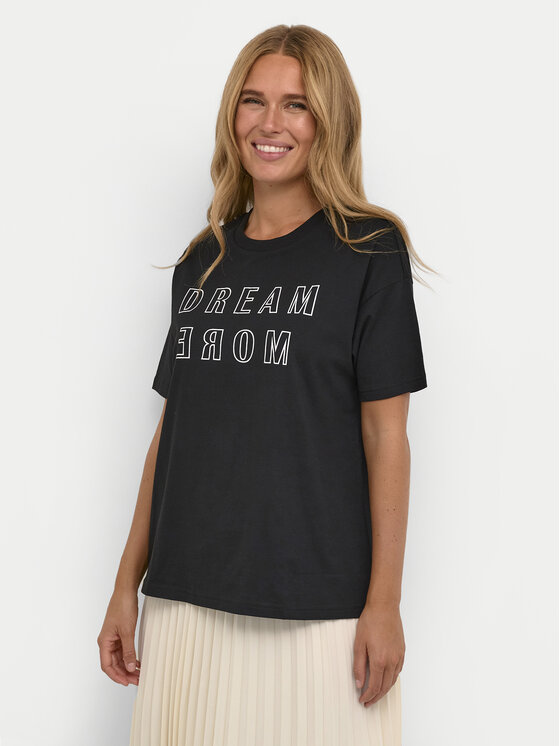 Kaffe Kaffe Футболка Jenny 10508462 Чорний Regular Fit