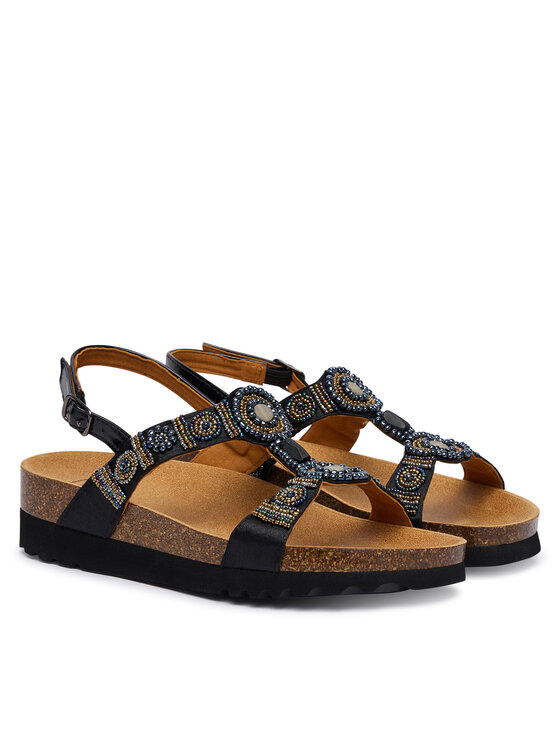 Scholl Босоніжки Scholl Bogota Sandal MF32006 Чорний