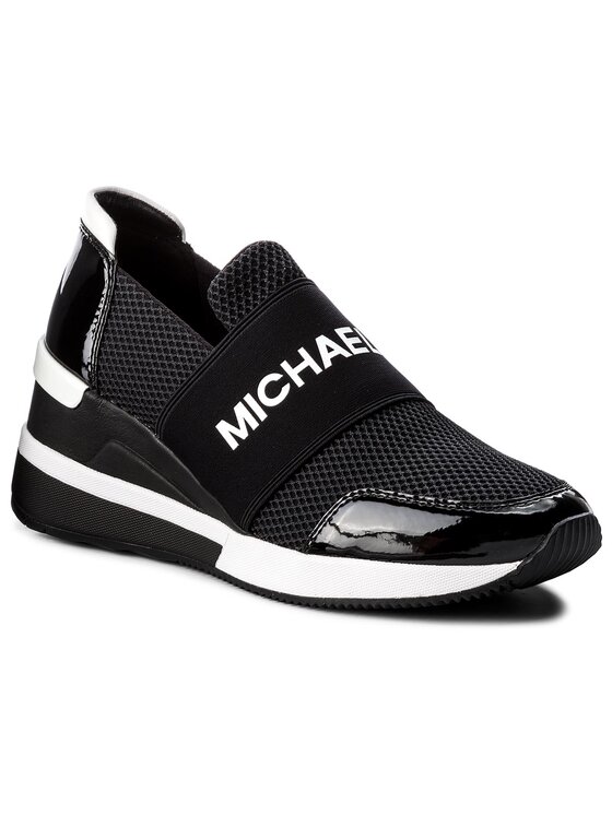 MICHAEL Michael Kors Laisvalaikio batai MICHAEL Michael Kors Felix Trainer 43T8FXFS3D Juoda