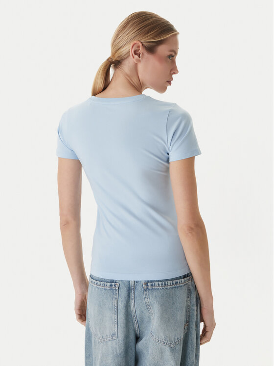 Guess Guess Футболка W5RI52 J1314 Блакитний Regular Fit