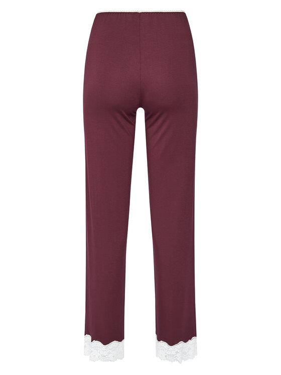 United Colors Of Benetton United Colors Of Benetton Spodnji del pižame 3Z123F04A Bordo rdeča Regular Fit