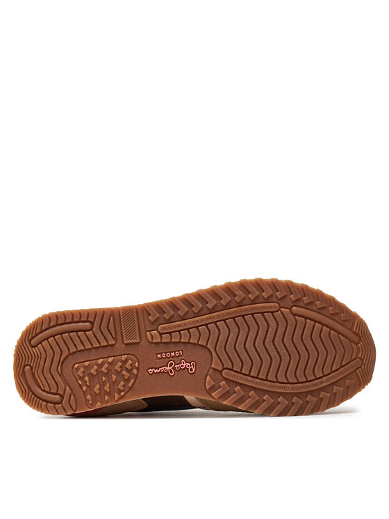Pepe Jeans Снікерcи Pepe Jeans London Glam W PLS40006 Бежевий