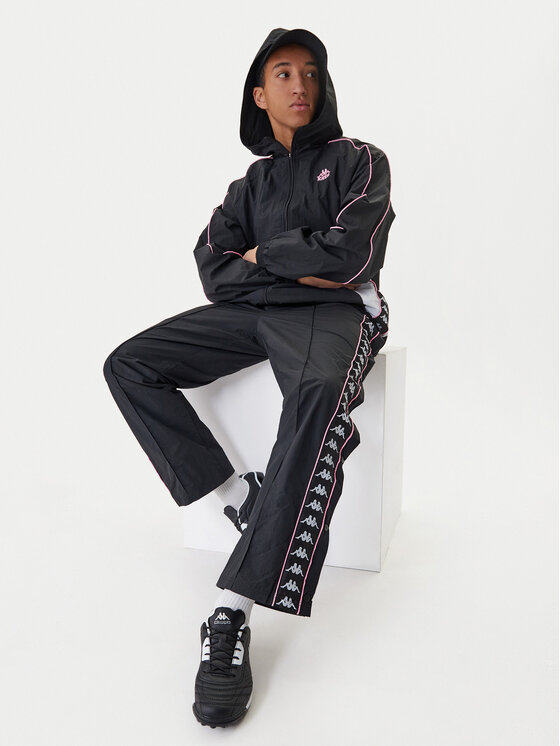 Kappa Kappa Спортивні штани 361W7JW Чорний Comfort Fit