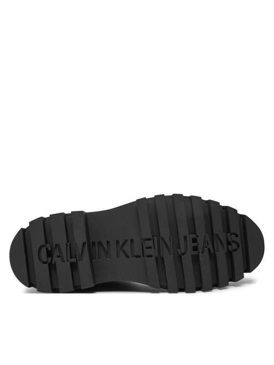 Calvin Klein Jeans Členková obuv s elastickým prvkom Calvin Klein Jeans Flatform YW0YW01542 Čierna