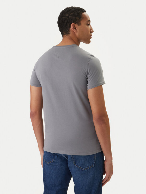 Tommy Jeans Tommy Jeans Camiseta DM0DM04411 Gris Slim Fit