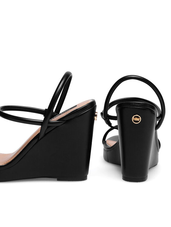 Nine West Sandali Nine West WFA2624-1 Črna