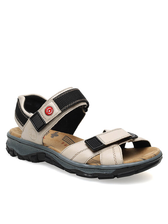 Rieker Sandały Rieker 68851-80 Écru
