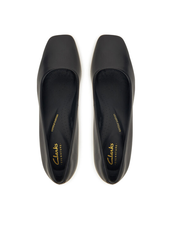Clarks Туфлі Clarks Fernie Court 26183032 Чорний