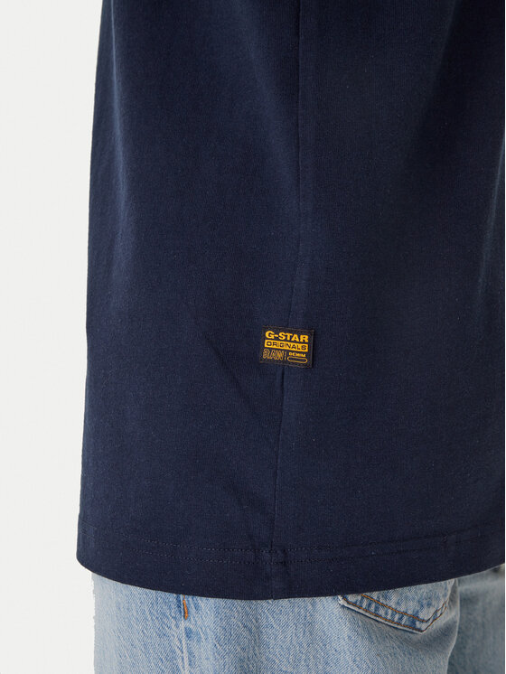 G-Star Raw G-Star Raw Camiseta G Icon Graphic D28823-E385 Azul marino Regular Fit