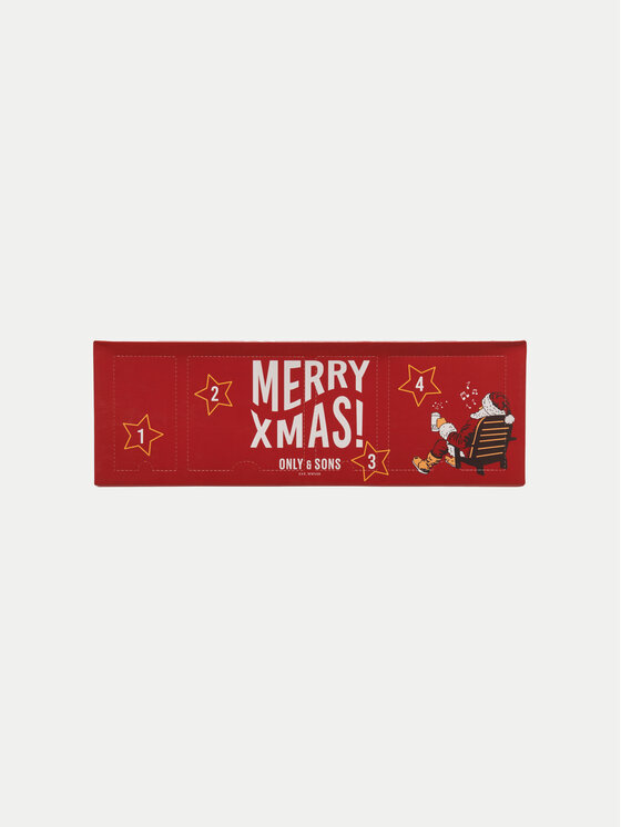 Only & Sons Only & Sons Conjunto de lencería Xmas Box 22030904 Rojo