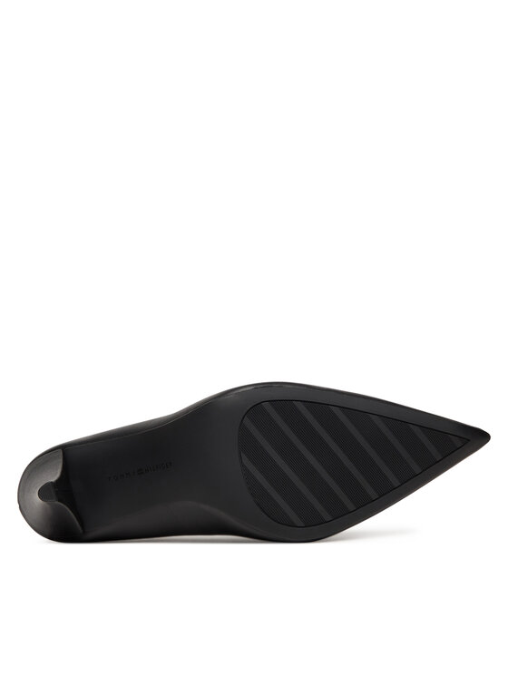 Tommy Hilfiger Salonarji Tommy Hilfiger Th Smooth Leather Pump FW0FW08960 Črna