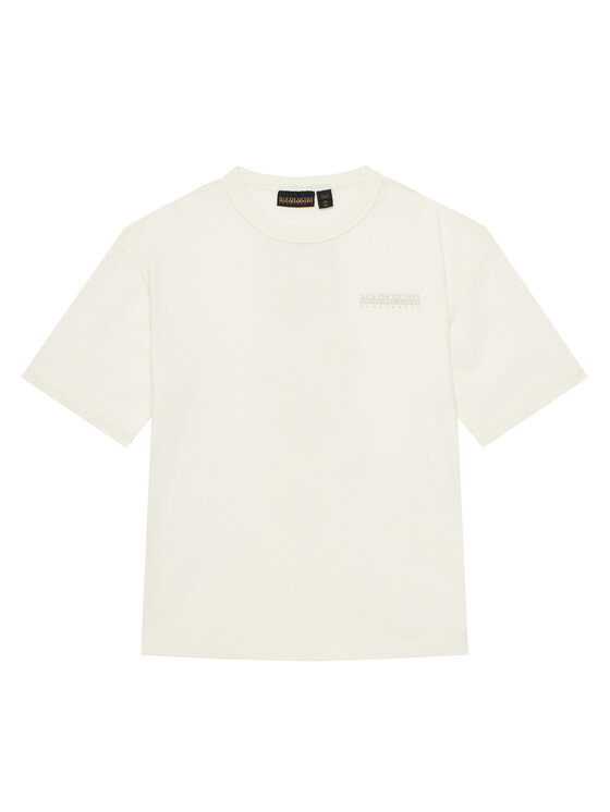 Napapijri Napapijri Футболка S-Ahr NP0A88ZO D Écru Regular Fit