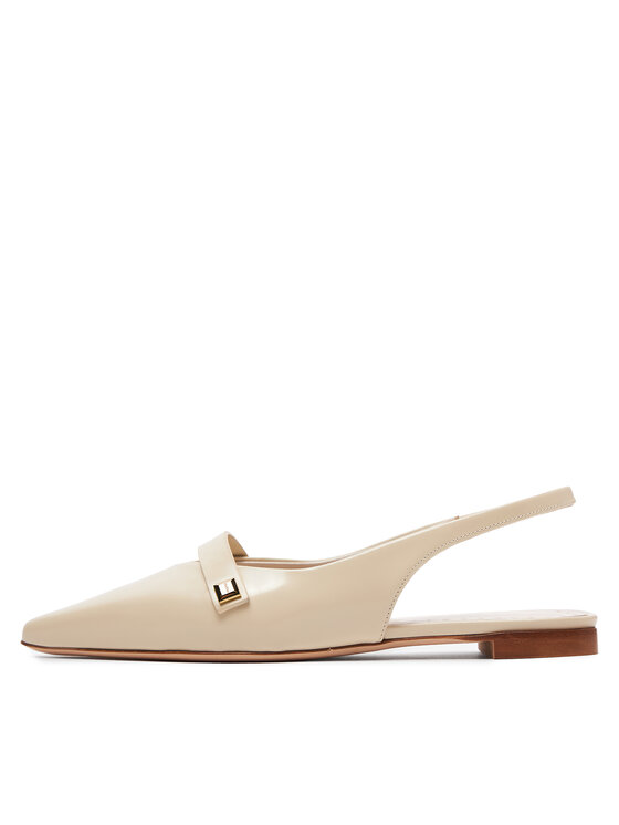 Max Mara Baleríny Max Mara Mmspring 2414521111600 Béžová