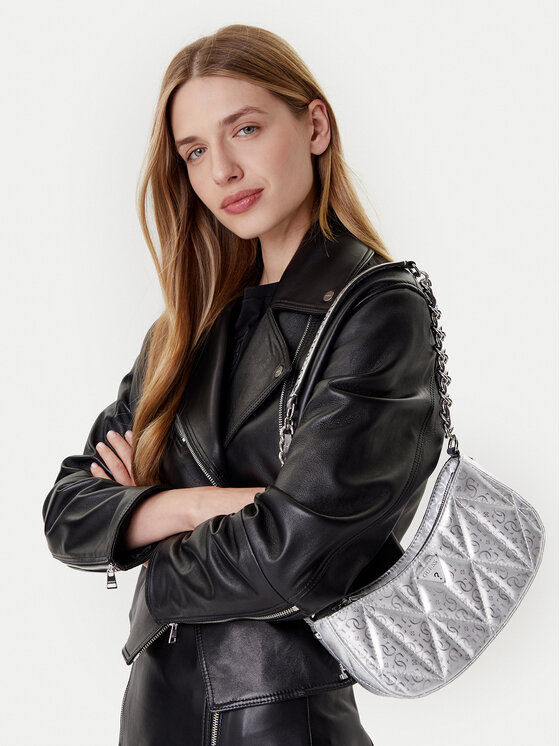 Guess Сумка Guess Aldina HWGY96 63170 Срібний