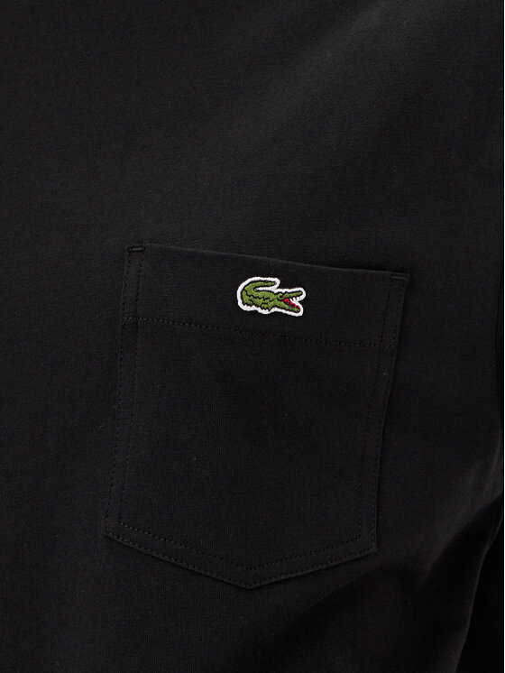 Lacoste Lacoste Футболка TH2827 Чорний Regular Fit