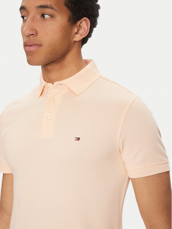 Tommy Hilfiger Tommy Hilfiger Polo majica 1985 MW0MW17771 Koral Slim Fit