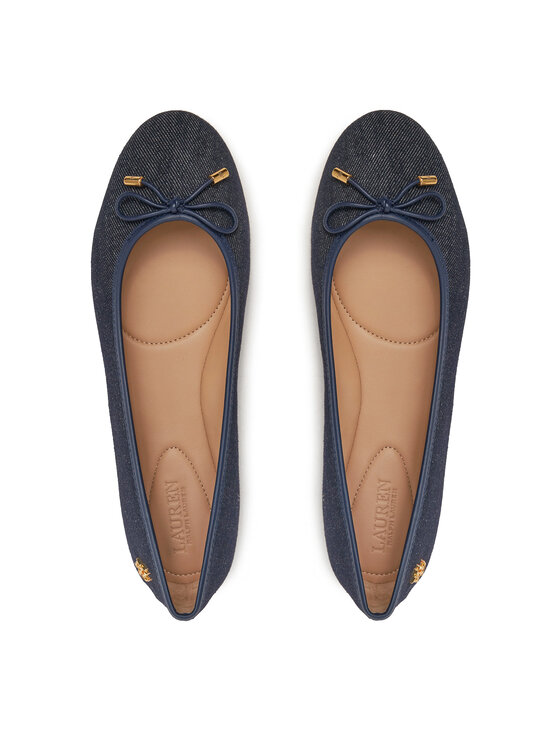 LAUREN RALPH LAUREN Baleríny LAUREN RALPH LAUREN Jayna 802962175001 Tmavomodrá