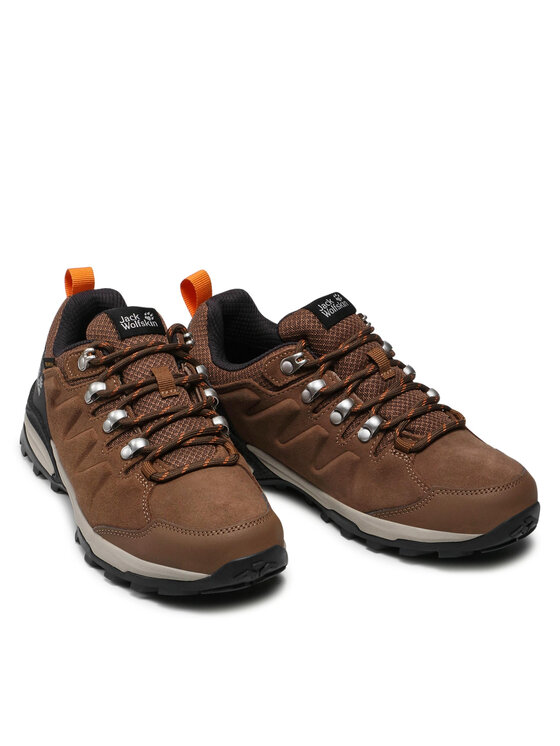 Jack Wolfskin Трекінгові черевики Jack Wolfskin Refugio Texapore Low W 4050821 Коричневий
