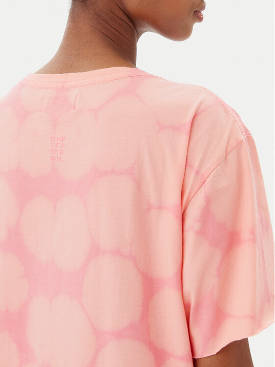 One Teaspoon One Teaspoon Футболка Love Sweat 26918 Рожевий Relaxed Fit