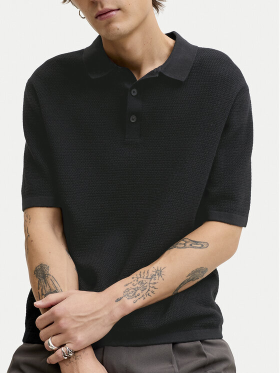Jack & Jones Jack & Jones Светр George 12268281 Чорний Relaxed Fit