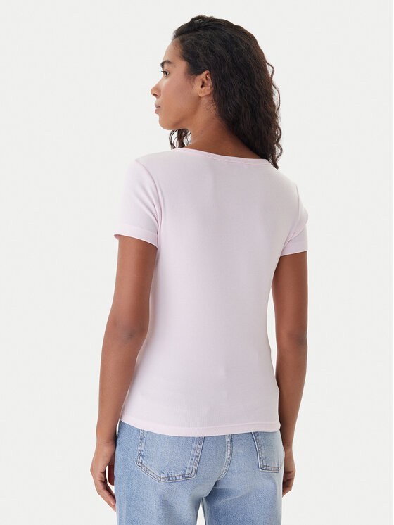 Tommy Jeans Tommy Jeans Camiseta Essential DW0DW17385 Rosa Slim Fit