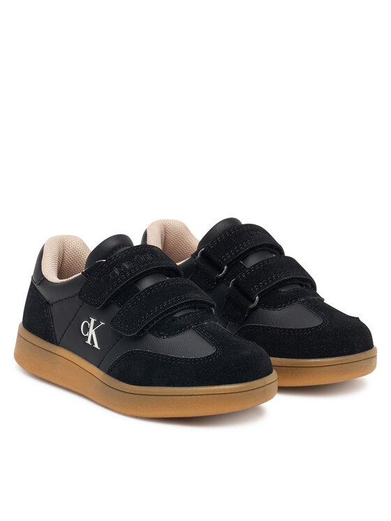 Calvin Klein Sportcipők Calvin Klein Low Cut Velcro Sneaker V1X9-83443-0318 M Fekete