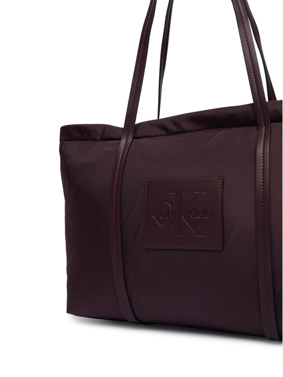 Calvin Klein Kabelka Calvin Klein Medium Tote LV04F3869G Bordó
