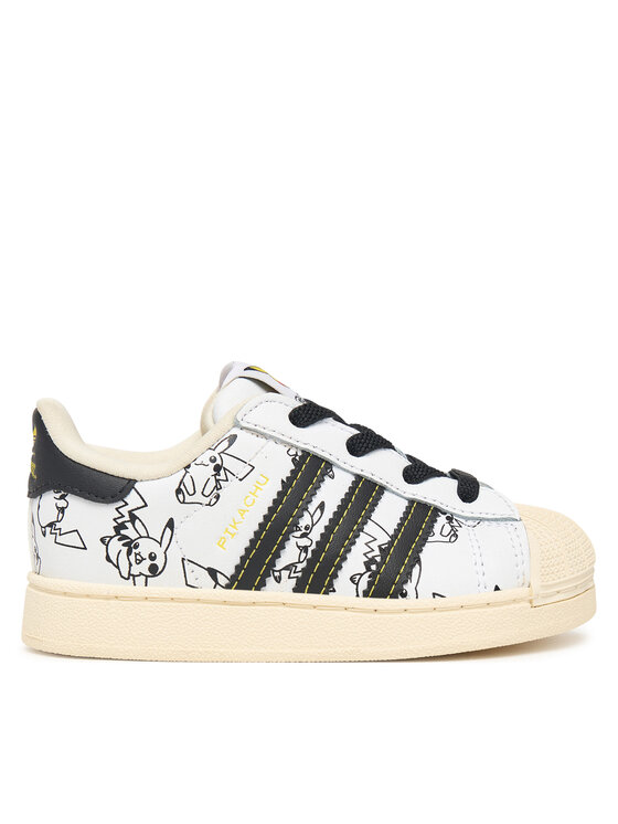adidas Αθλητικά adidas Pokemon Superstar II Elastic Lace KJ5614 Λευκό