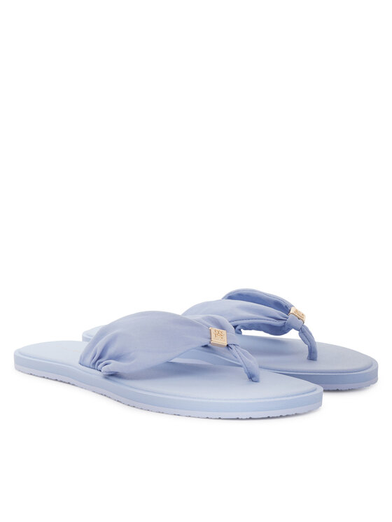 Tommy Hilfiger Čības uz pirksta Tommy Hilfiger Th Scandi Soft Summer Sandal FW0FW09421 Gaiši zila