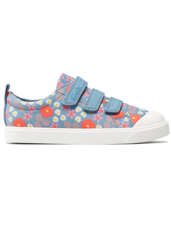 Clarks Кеди Clarks City Vibe K 261567876 Голубий