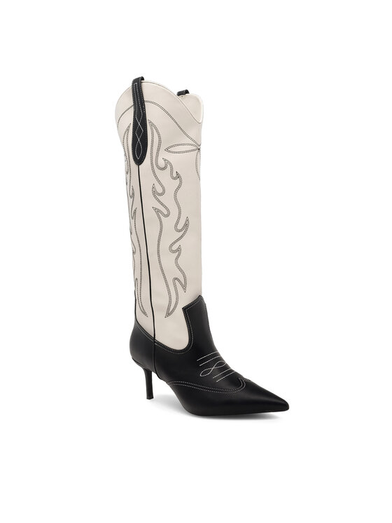 Nine West Kaubojske čizme Nine West ZARIYA 909001 Crna