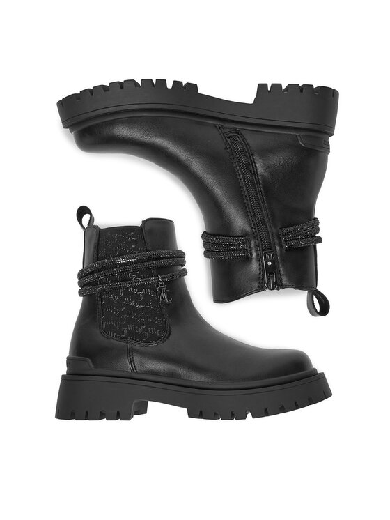 Juicy Couture Polokozačky Juicy Couture CEO-CS6590-03 Černá