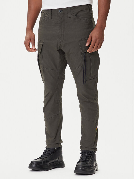 G-STAR G-Star Raw Παντελόνι υφασμάτινο Zip Pocket 3D D24307-E172 Πράσινο Skinny Fit