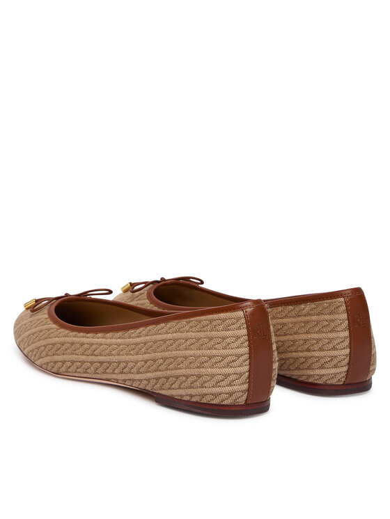 LAUREN RALPH LAUREN Balerini LAUREN RALPH LAUREN 802P18430001 Bej