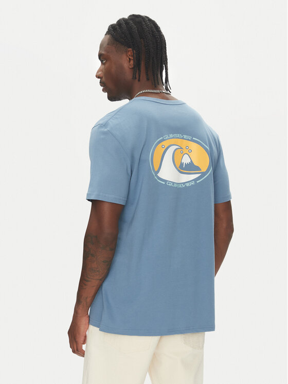 Quiksilver Quiksilver Футболка Ev Flower Chaos Ss EQYZT08050 Голубий Regular Fit