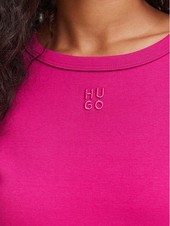 HUGO HUGO Camiseta Deloris 50512002 Rosa Regular Fit