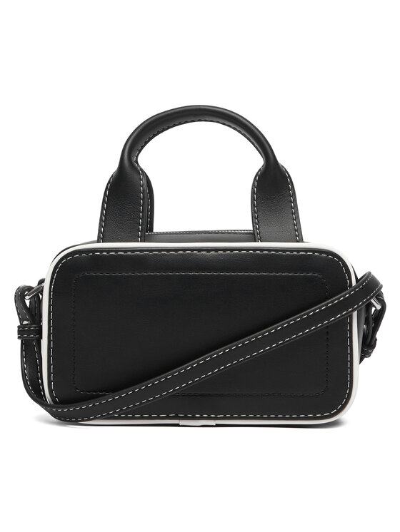 Calvin Klein Kabelka Calvin Klein Contrast Ck Mini Bauletto Bag LV04F1257G Černá