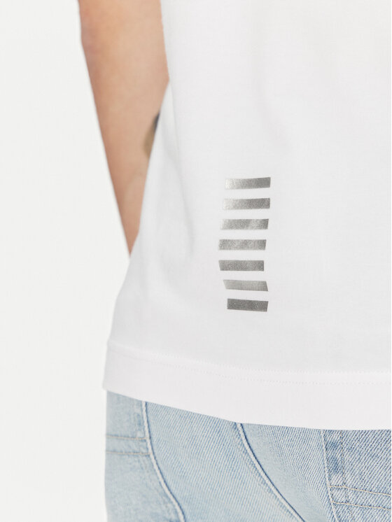 EA7 Emporio Armani EA7 Emporio Armani Поло 8NPF14 PJVQZ 0100 Білий Regular Fit