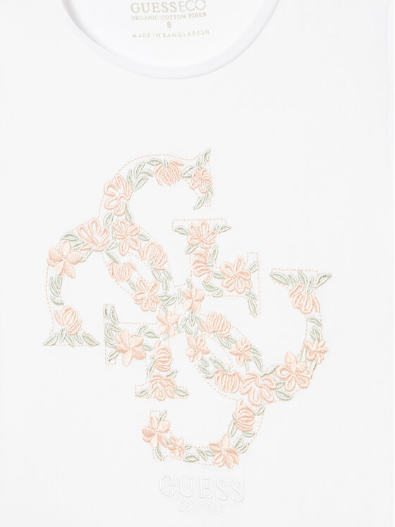 Guess Guess Футболка J5GI02 K6YW4 Білий Regular Fit