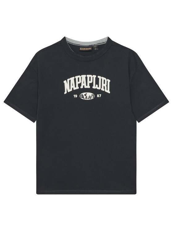 Napapijri Napapijri Футболка S-Inot NP0A891F D Чорний Regular Fit