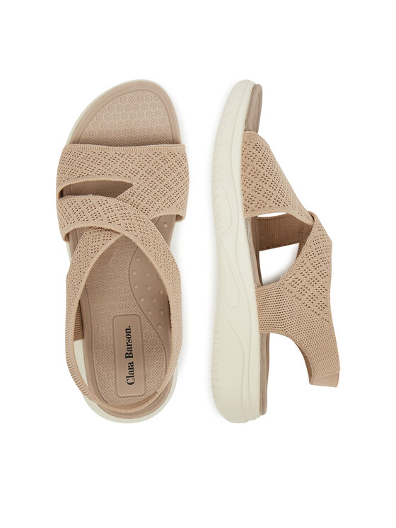Clara Barson Босоніжки Clara Barson R25SS02836 Бежевий