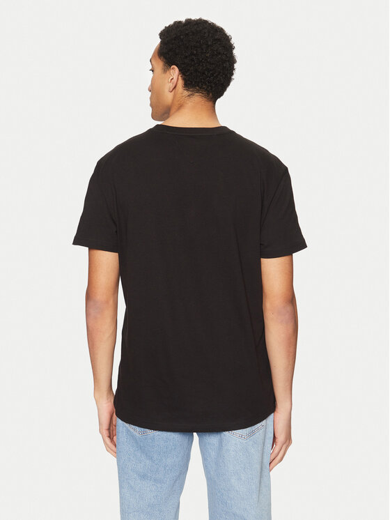 Tommy Jeans Tommy Jeans T-Shirt Signature DM0DM21109 Μαύρο Regular Fit
