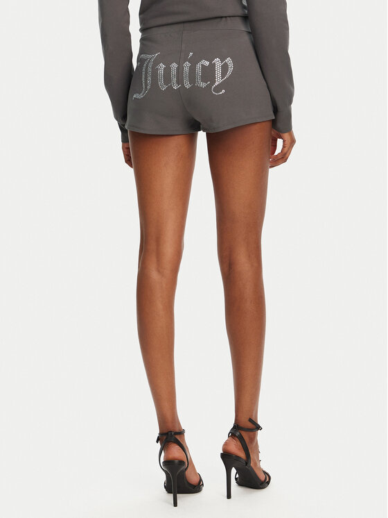 Juicy Couture Juicy Couture Sportske kratke hlače JCWHS125312 Siva Loose Fit